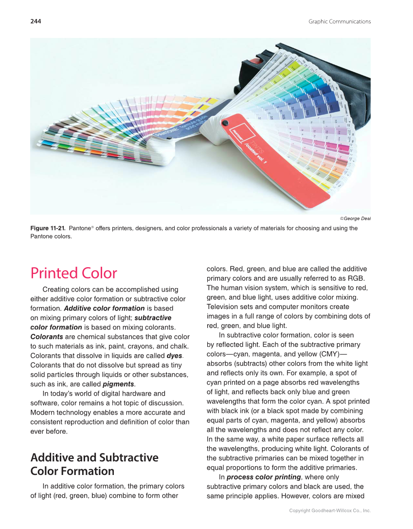 Graphic Communications: Digital Design and Print Essentials, 6th Edition page 244
