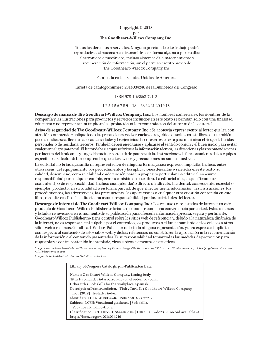 Habilidades interpersonales en el entorno laboral page ii
