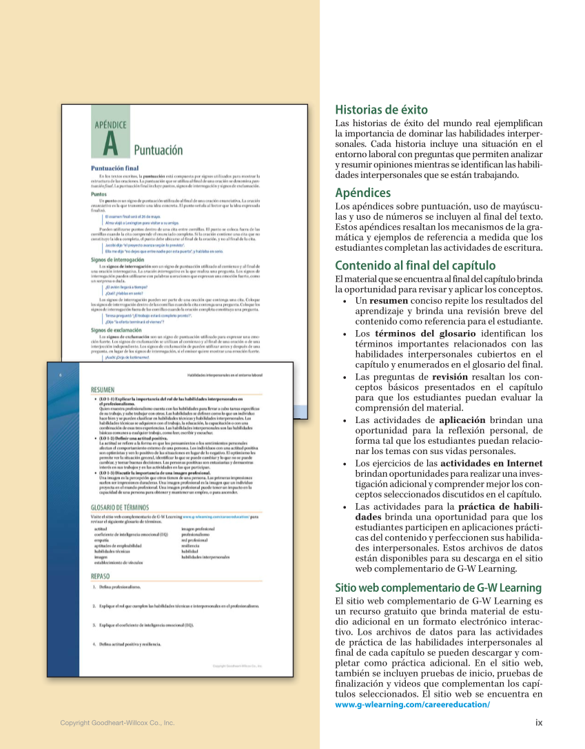 Habilidades interpersonales en el entorno laboral page ix