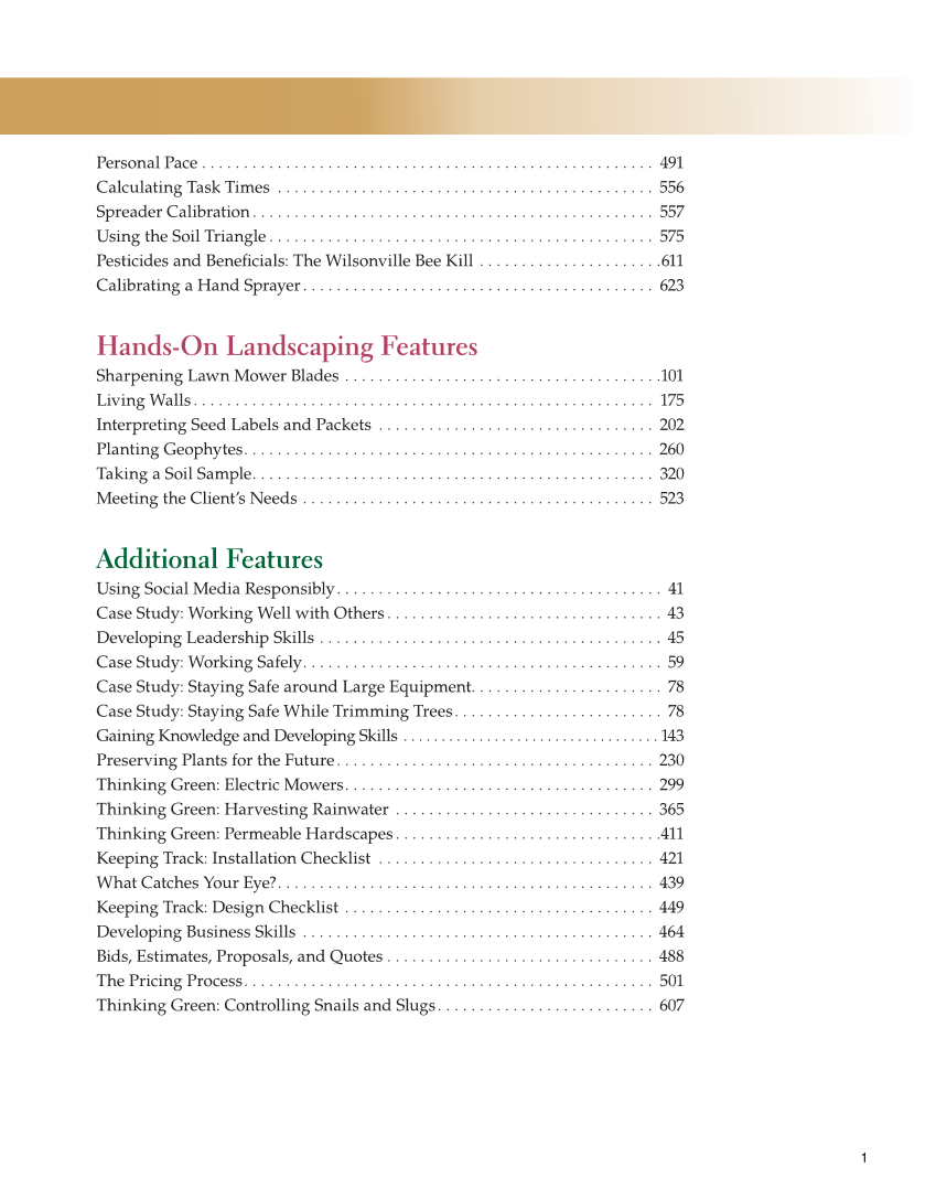 Landscape Design, Installation, and Management, 1st Edition page 1