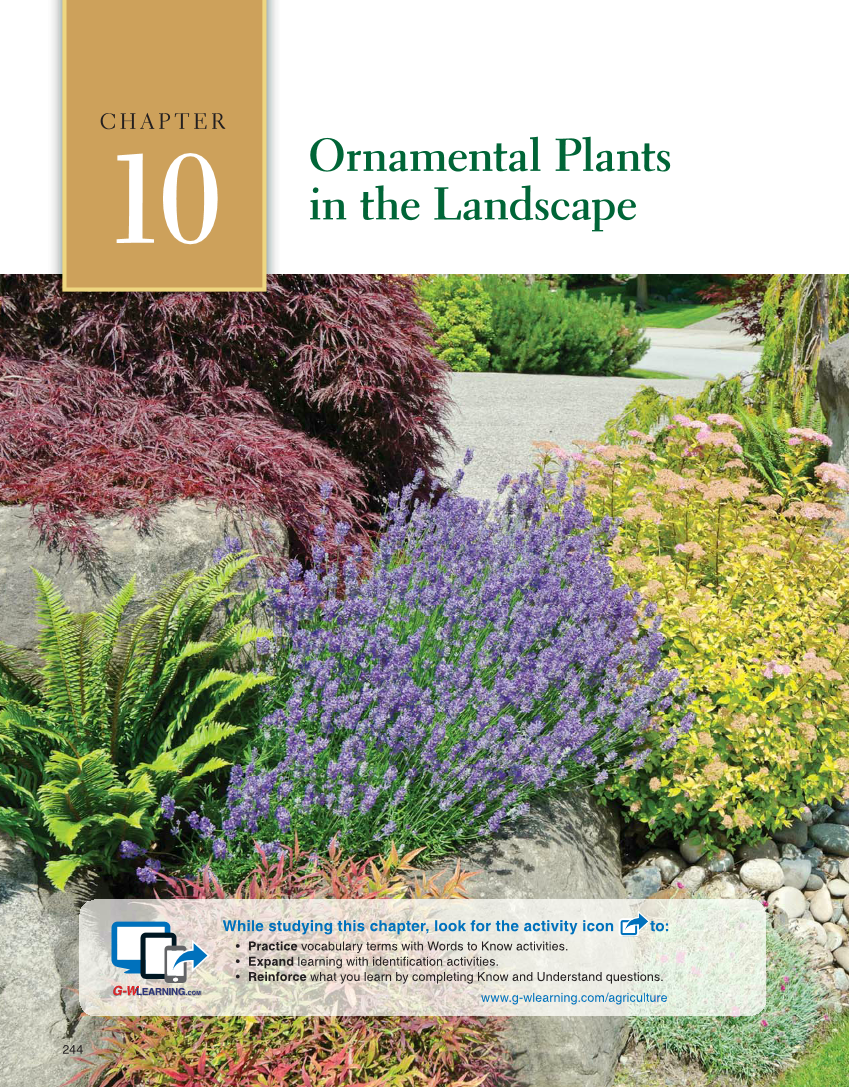 Landscape Design, Installation, and Management, 1st Edition page 244