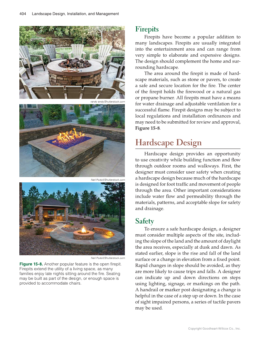 Landscape Design, Installation, and Management, 1st Edition page 404