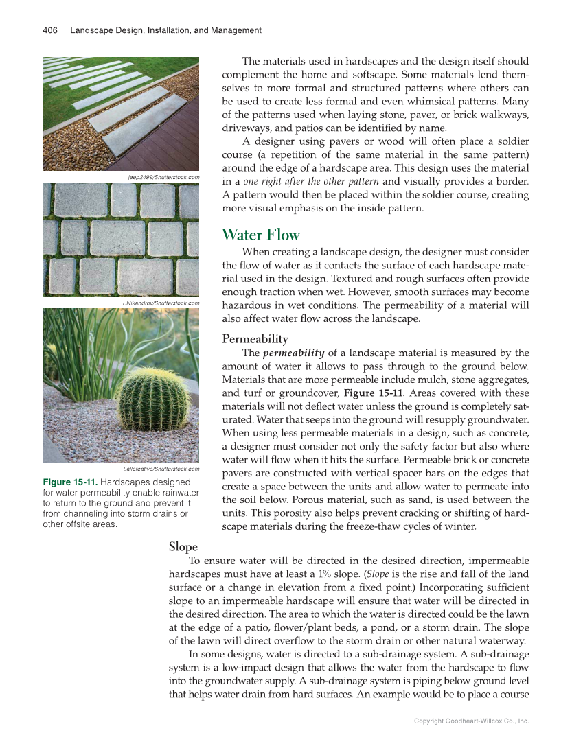 Landscape Design, Installation, and Management, 1st Edition page 406