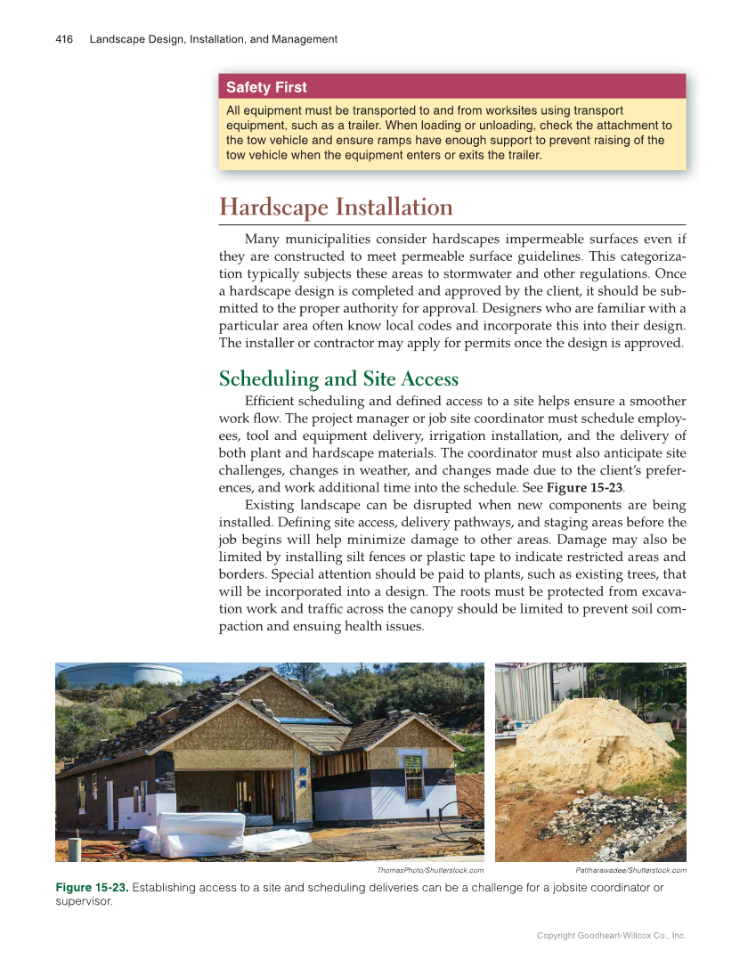 Landscape Design, Installation, and Management, 1st Edition page 416