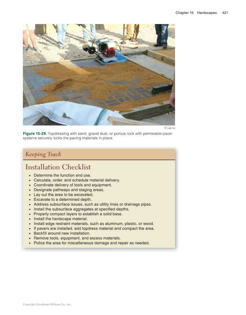 Landscape Design, Installation, and Management, 1st Edition page 421