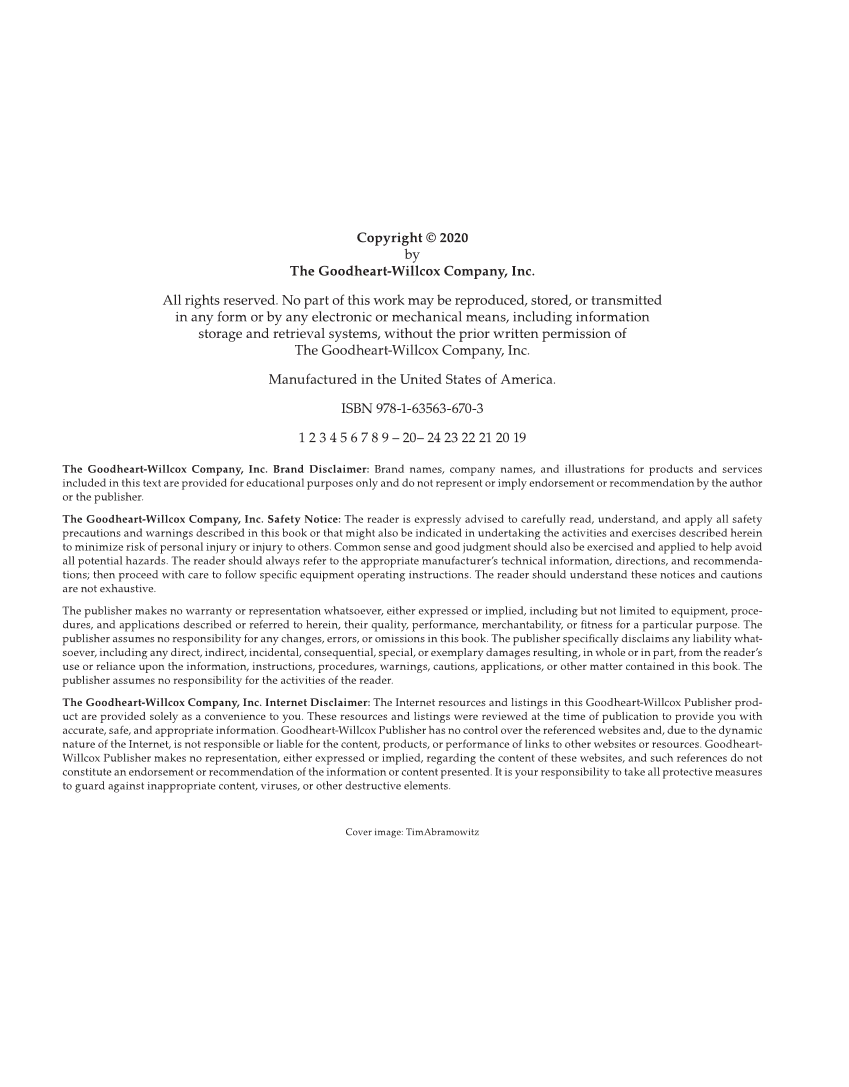 Landscape Design, Installation, and Management, 1st Edition page ii