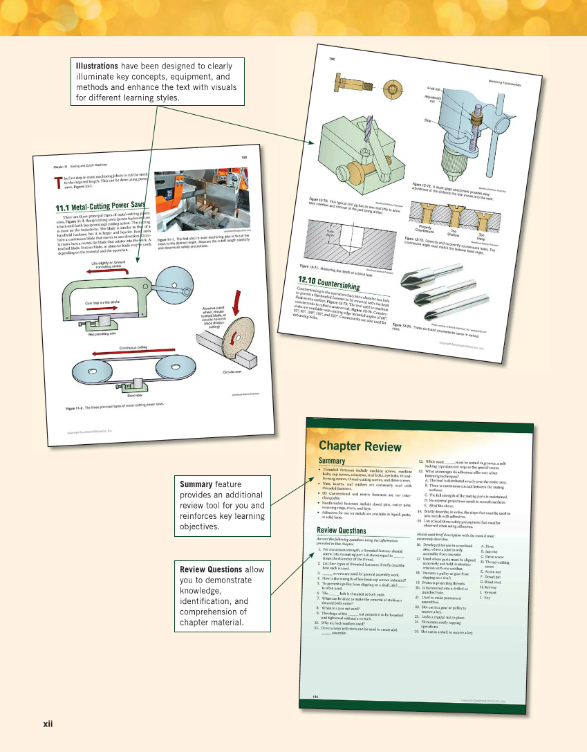 Machining Fundamentals, 10th Edition page xii