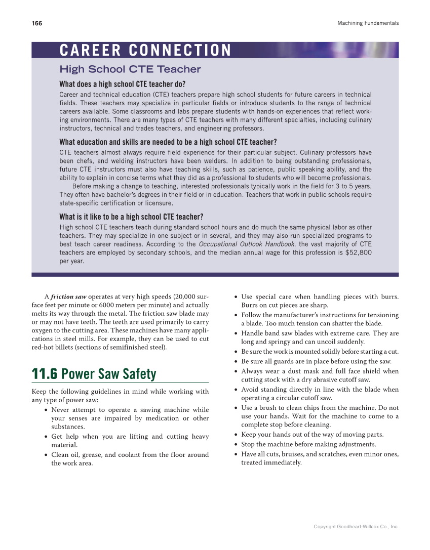 Machining Fundamentals, 10th Edition page 166