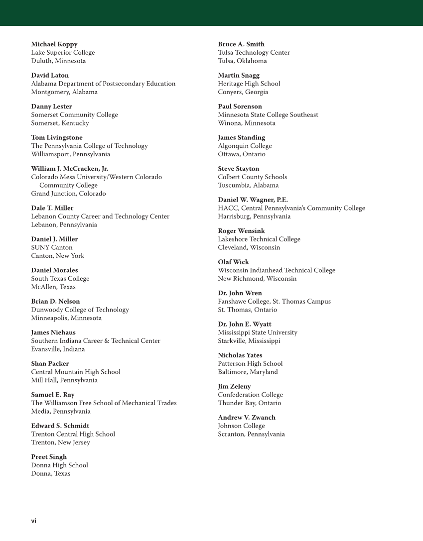 Machining Fundamentals, 10th Edition page vi
