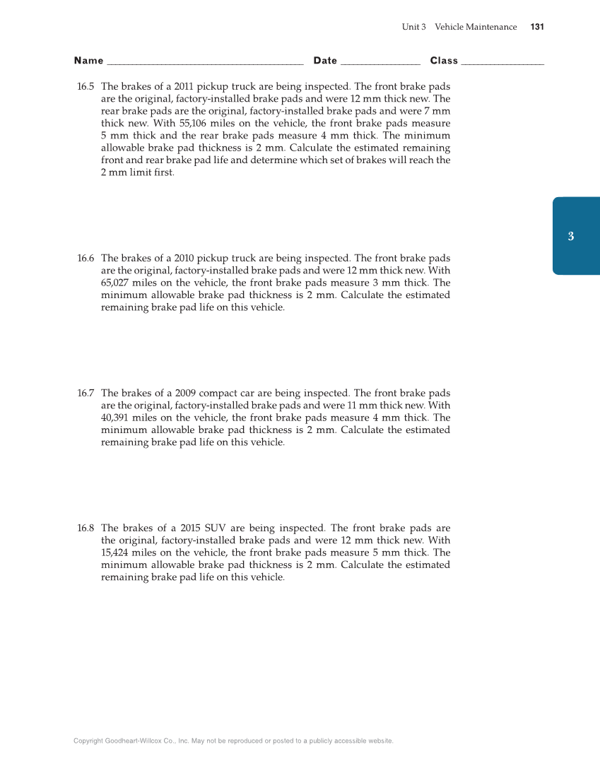 Math for Automotive Technicians, 1st Edition page 131