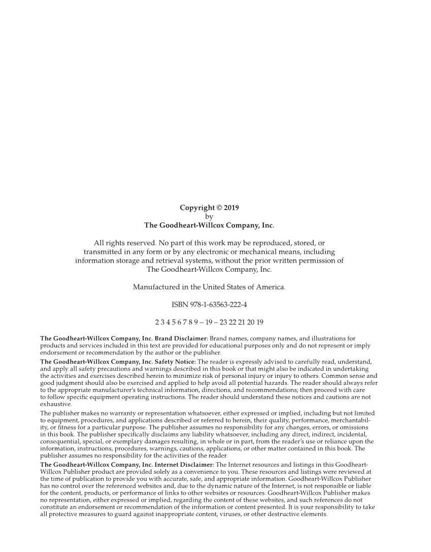 Math for Automotive Technicians, 1st Edition page ii