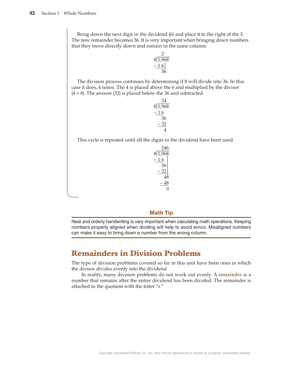 Math for Carpentry and Construction, 1st Edition page 42