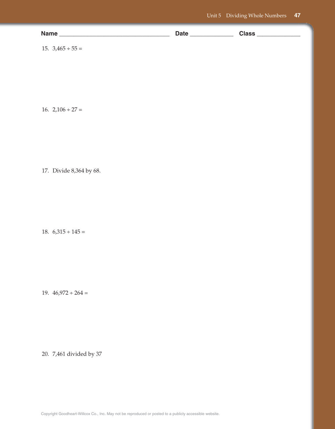 Math for Carpentry and Construction, 1st Edition page 47
