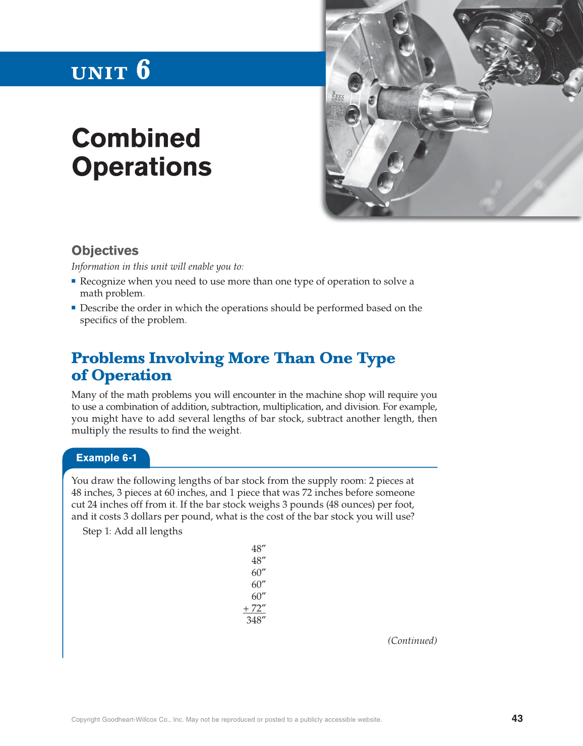 Math for Machinists, 1st Edition page 43