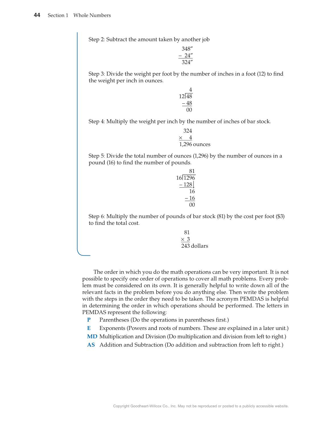 Math for Machinists, 1st Edition page 44