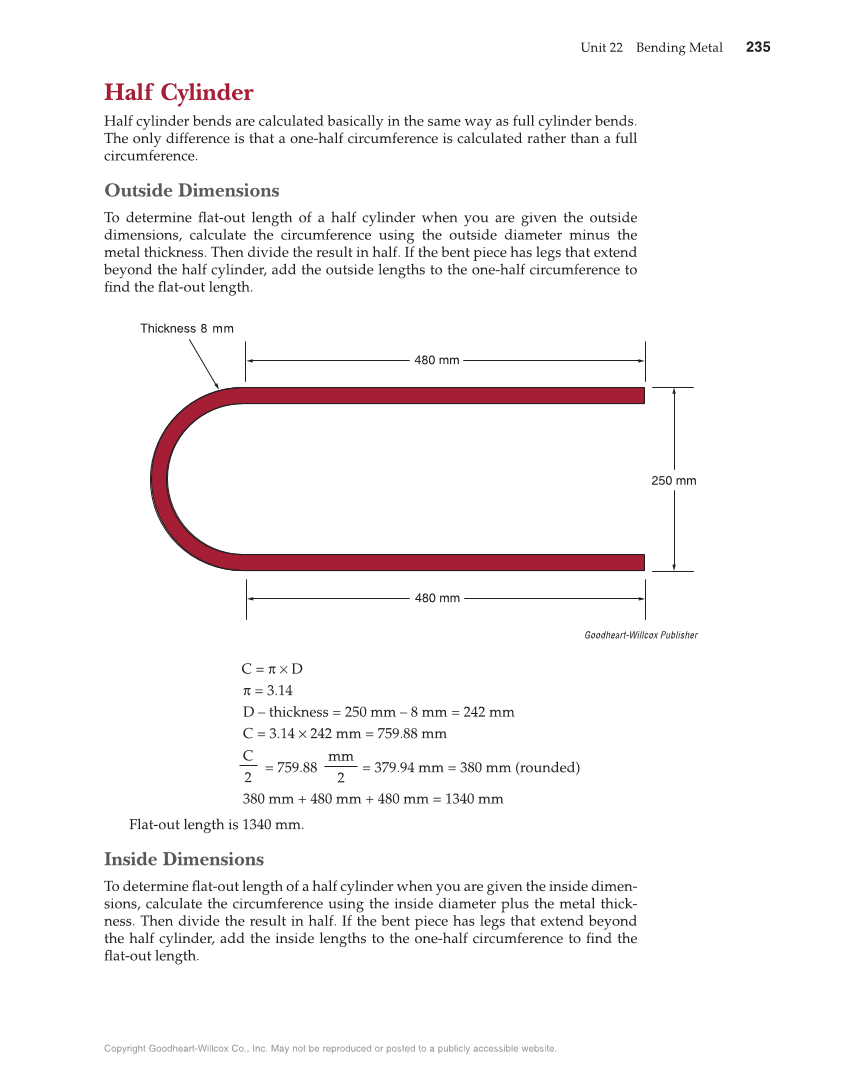 Math for Welders, 6th Edition page 235