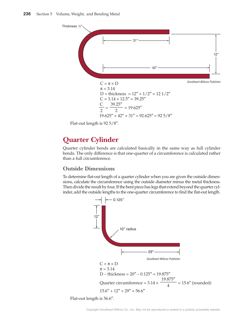 Math for Welders, 6th Edition page 236