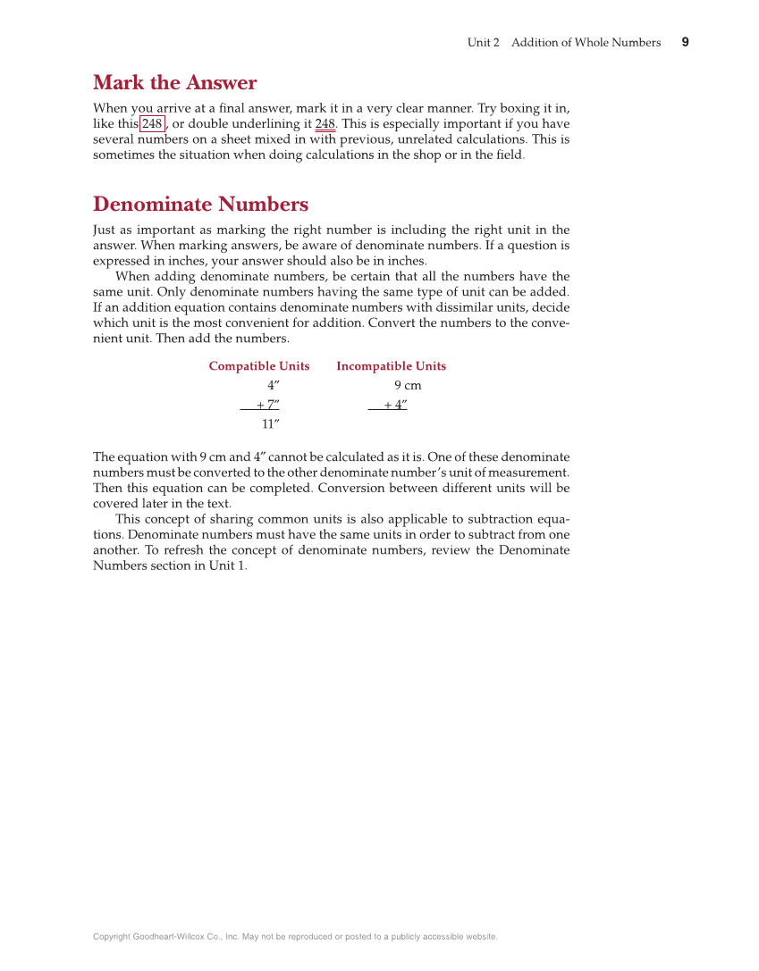 Math for Welders, 6th Edition page 9