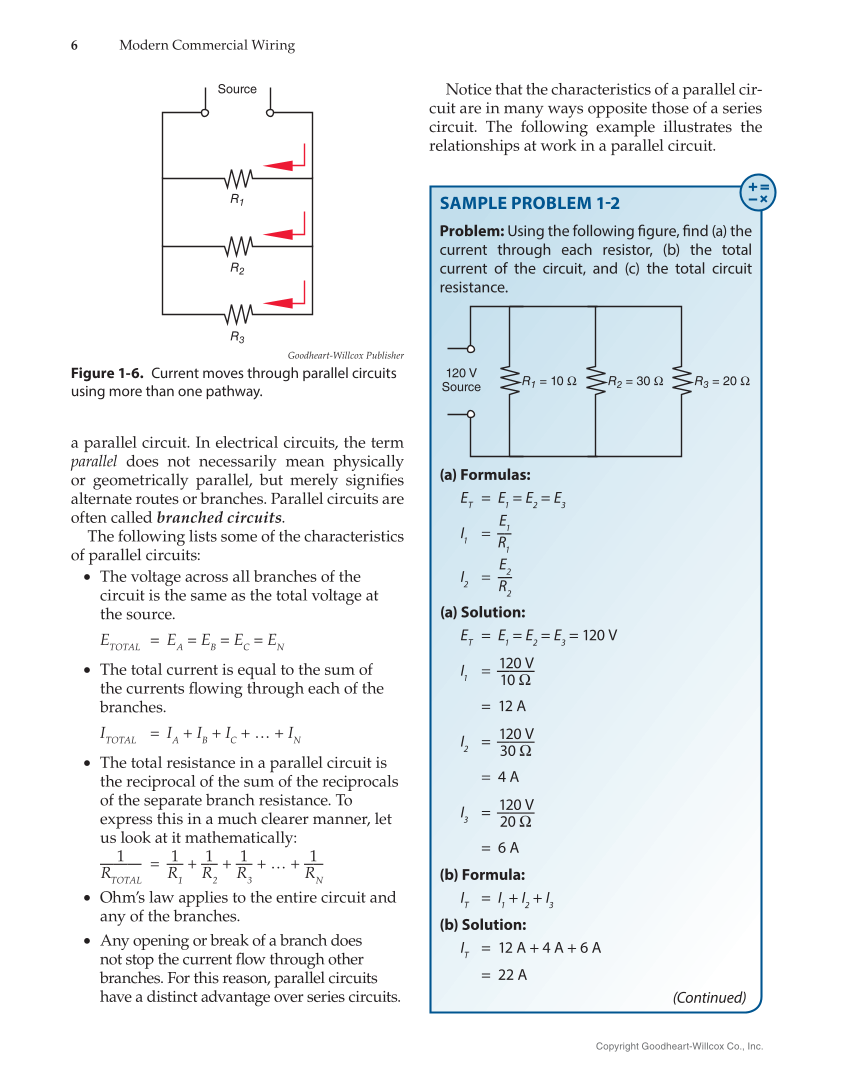 Modern Commercial Wiring, 8th Edition page 6