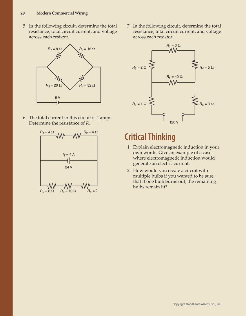 Modern Commercial Wiring, 8th Edition page 20