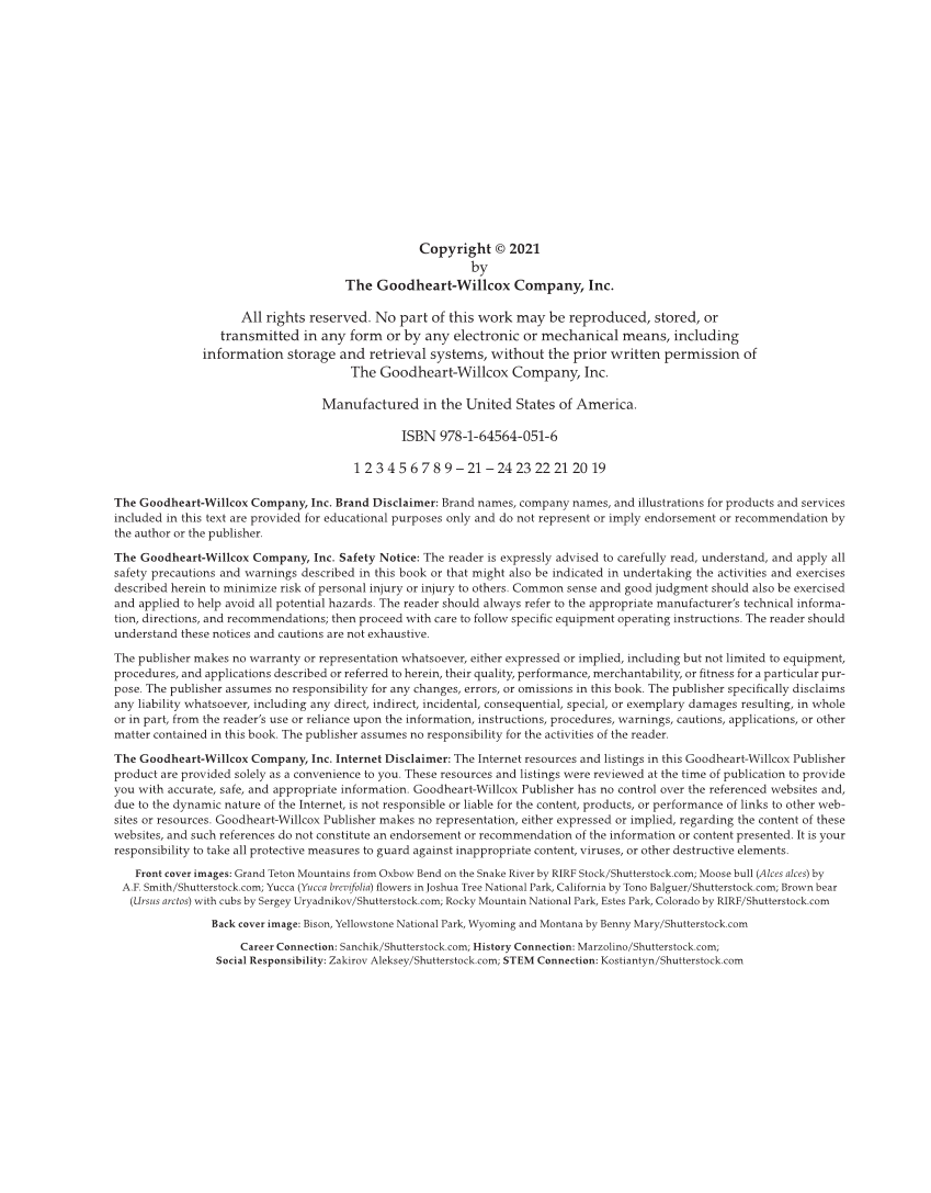 Natural Resources Systems, 1st Edition page ii