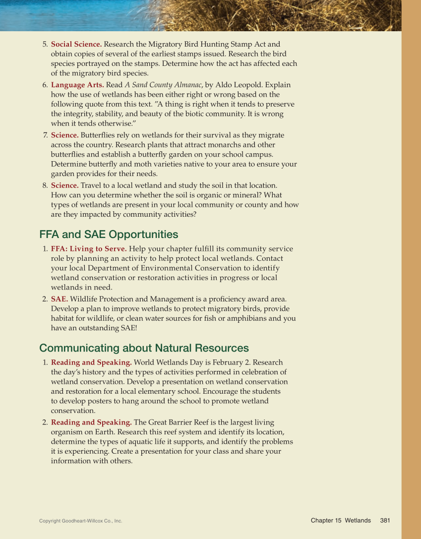Natural Resources Systems, 1st Edition page 381