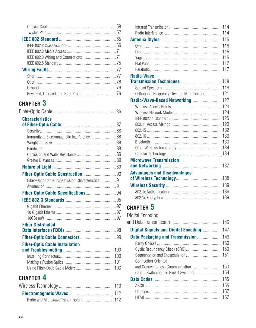 Networking Fundamentals, 3rd Edition page xvi