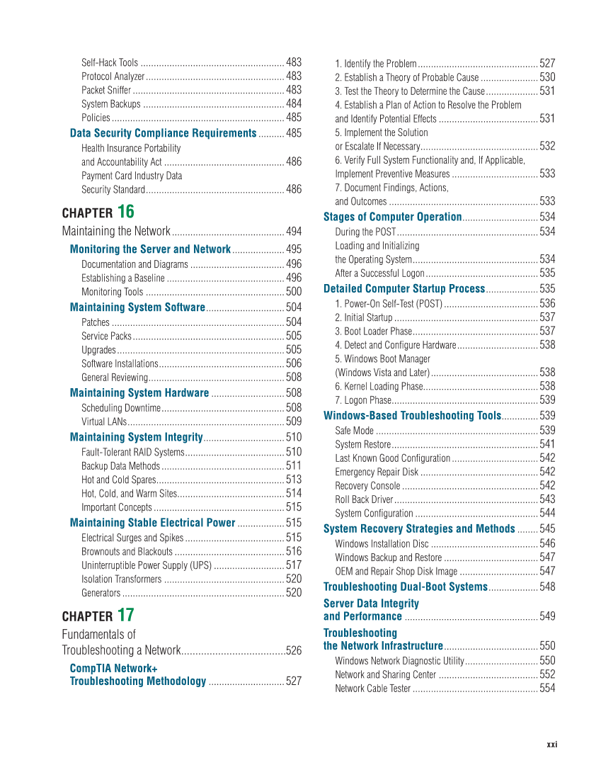 Networking Fundamentals, 3rd Edition page xxi