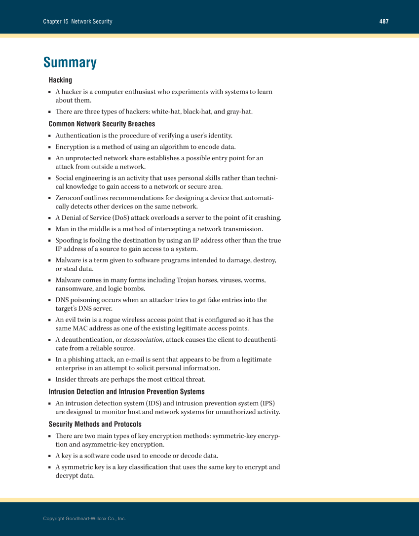Networking Fundamentals, 3rd Edition page 487