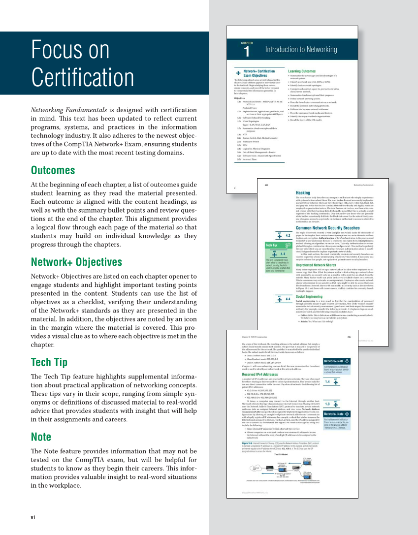 Networking Fundamentals, 3rd Edition page vi