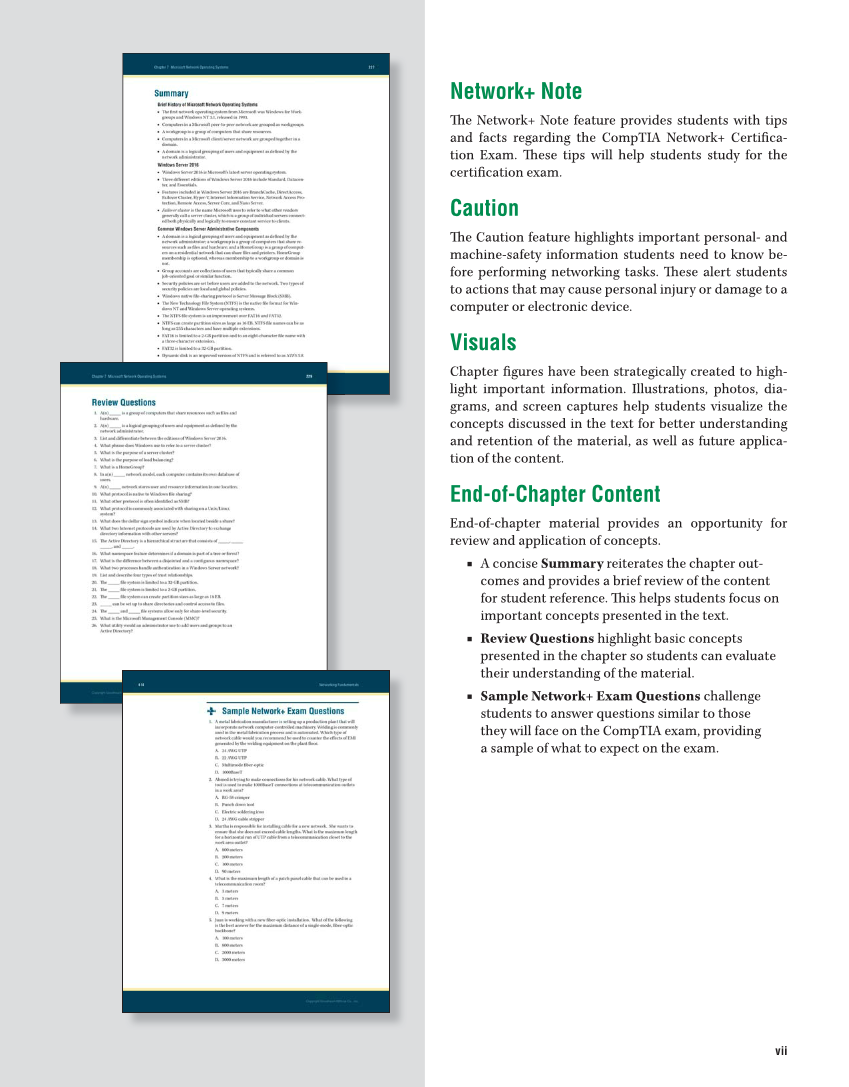 Networking Fundamentals, 3rd Edition page vii