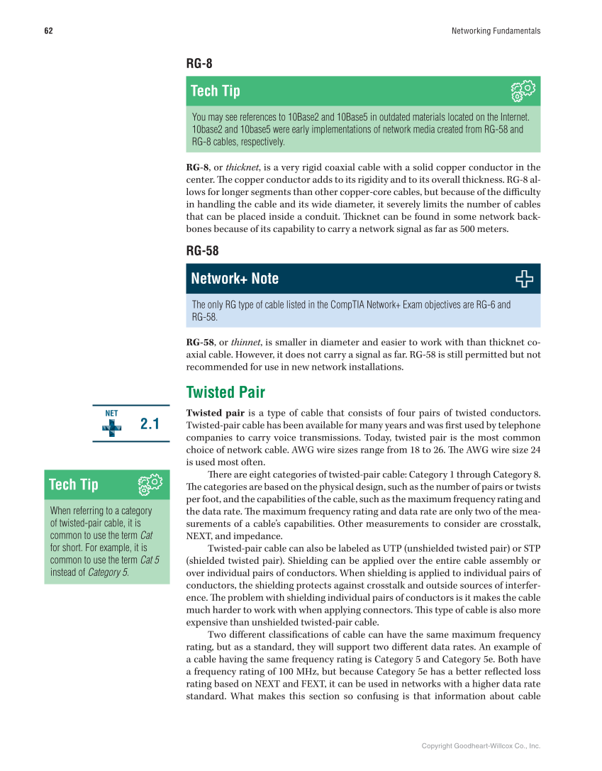 Networking Fundamentals, 3rd Edition page 62