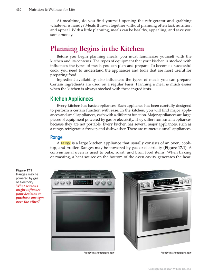 Nutrition & Wellness for Life, 5th Edition page 410