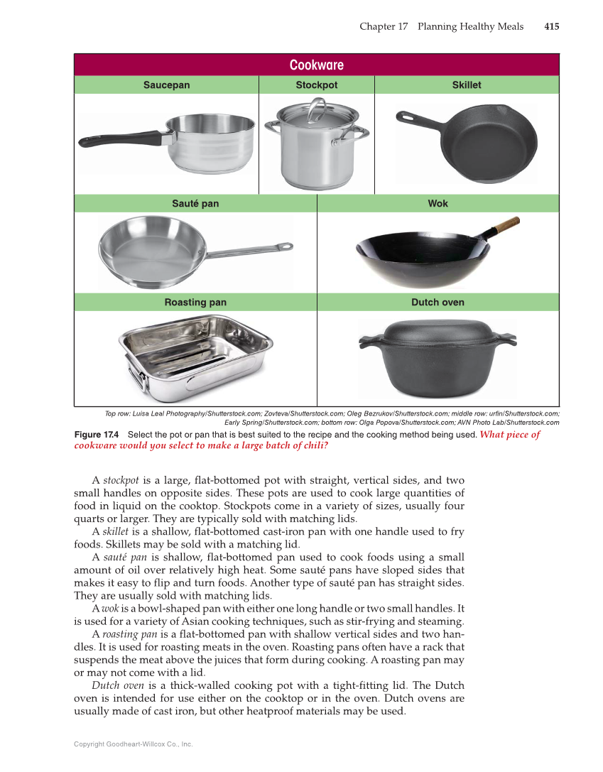 Nutrition & Wellness for Life, 5th Edition page 415