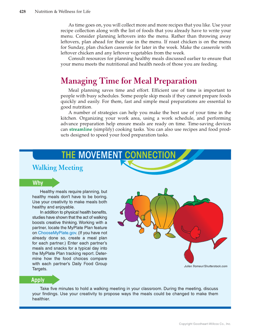 Nutrition & Wellness for Life, 5th Edition page 428