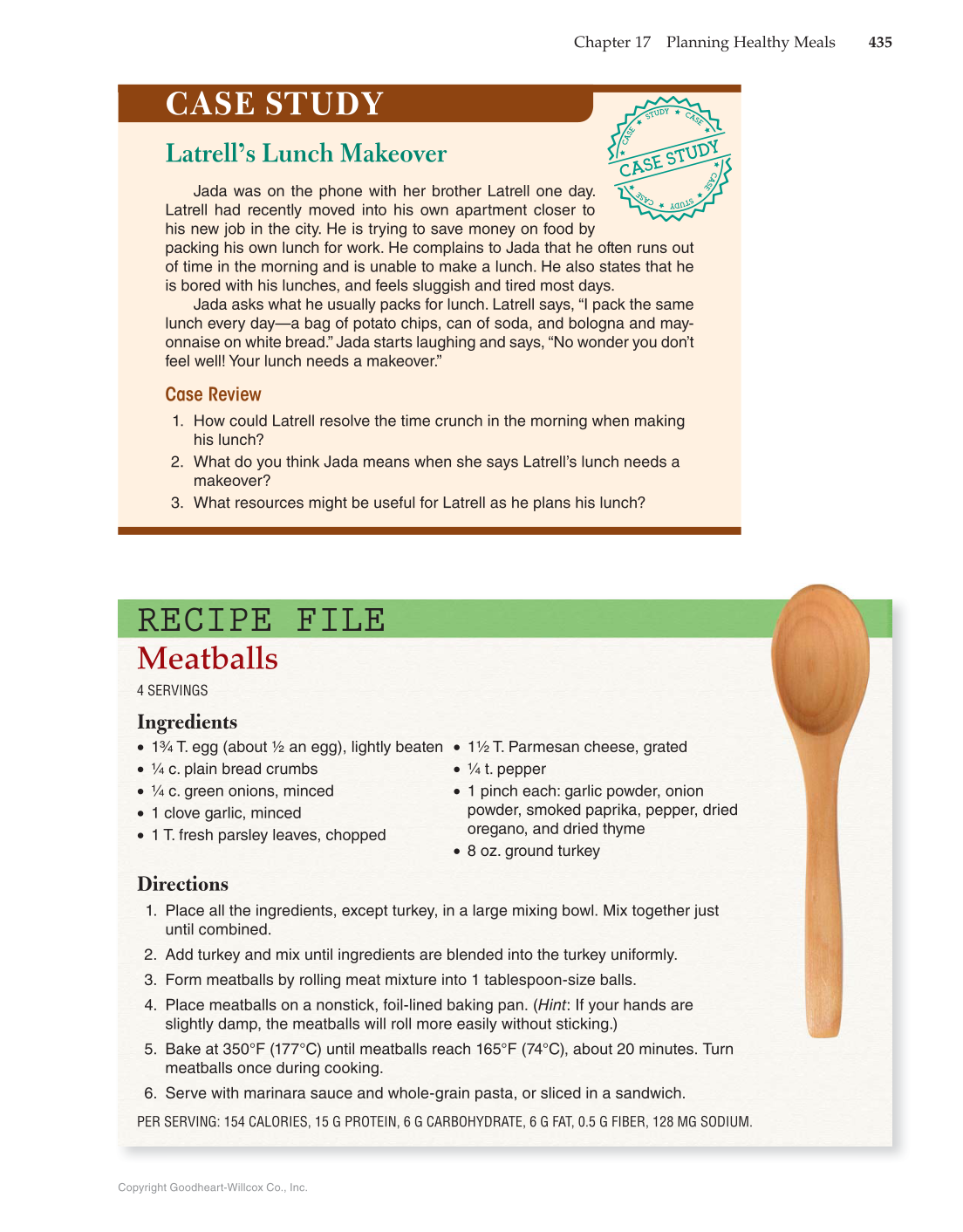 Nutrition & Wellness for Life, 5th Edition page 435