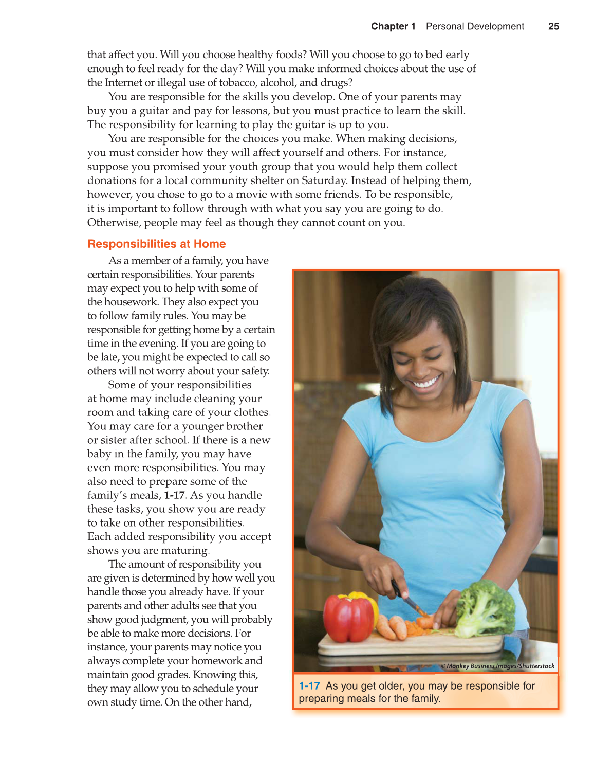Preparing for Life and Career, 7th Edition page 25