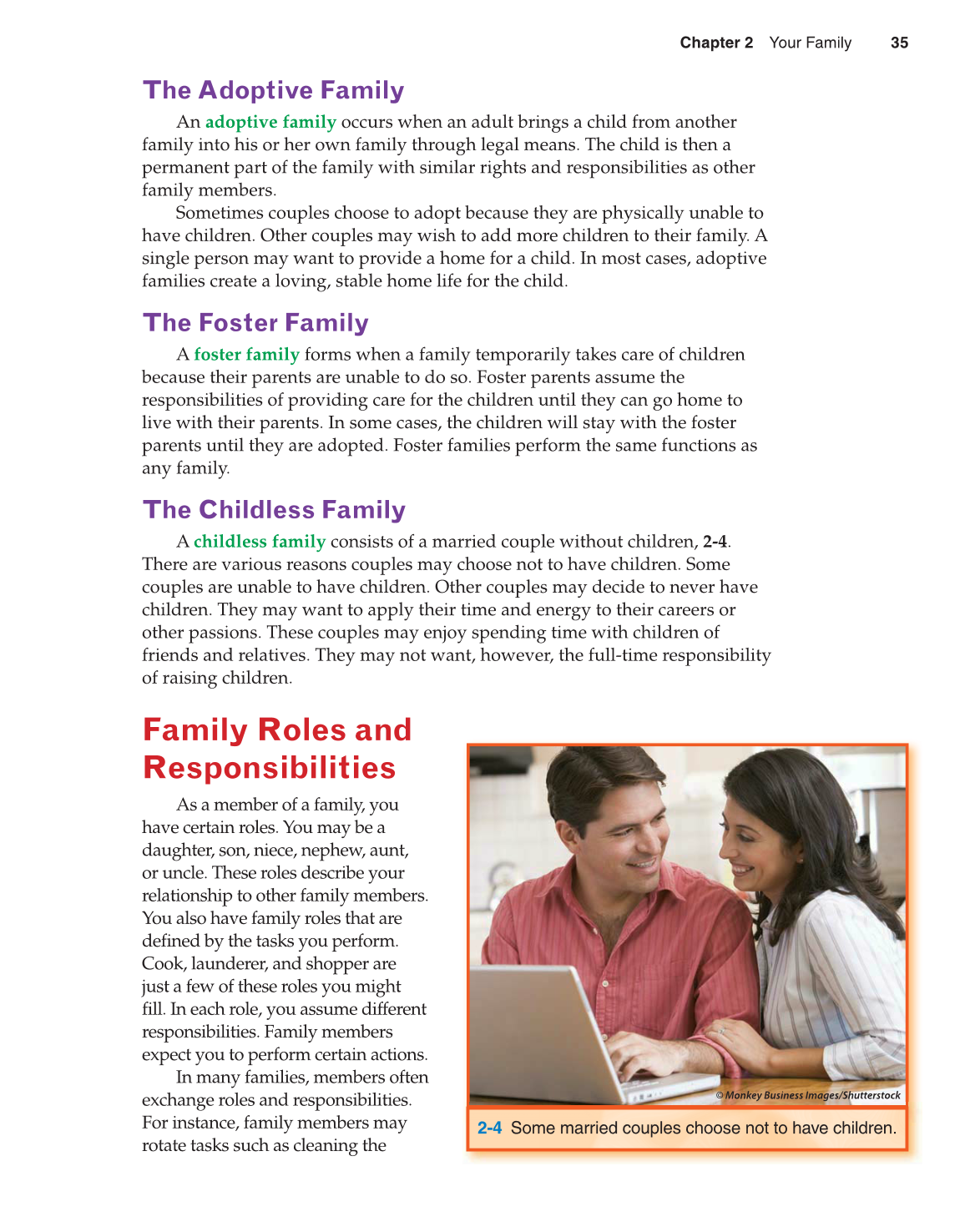 Preparing for Life and Career, 7th Edition page 35