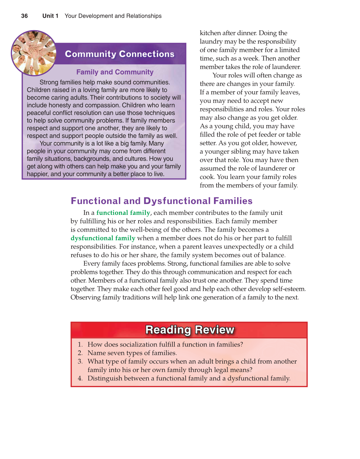 Preparing for Life and Career, 7th Edition page 36
