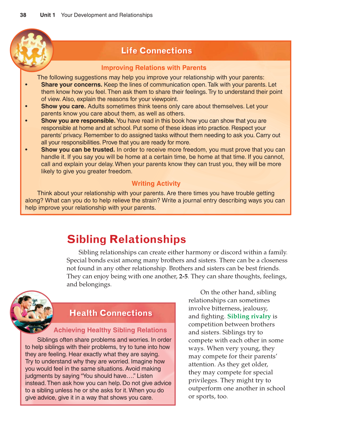 Preparing for Life and Career, 7th Edition page 38