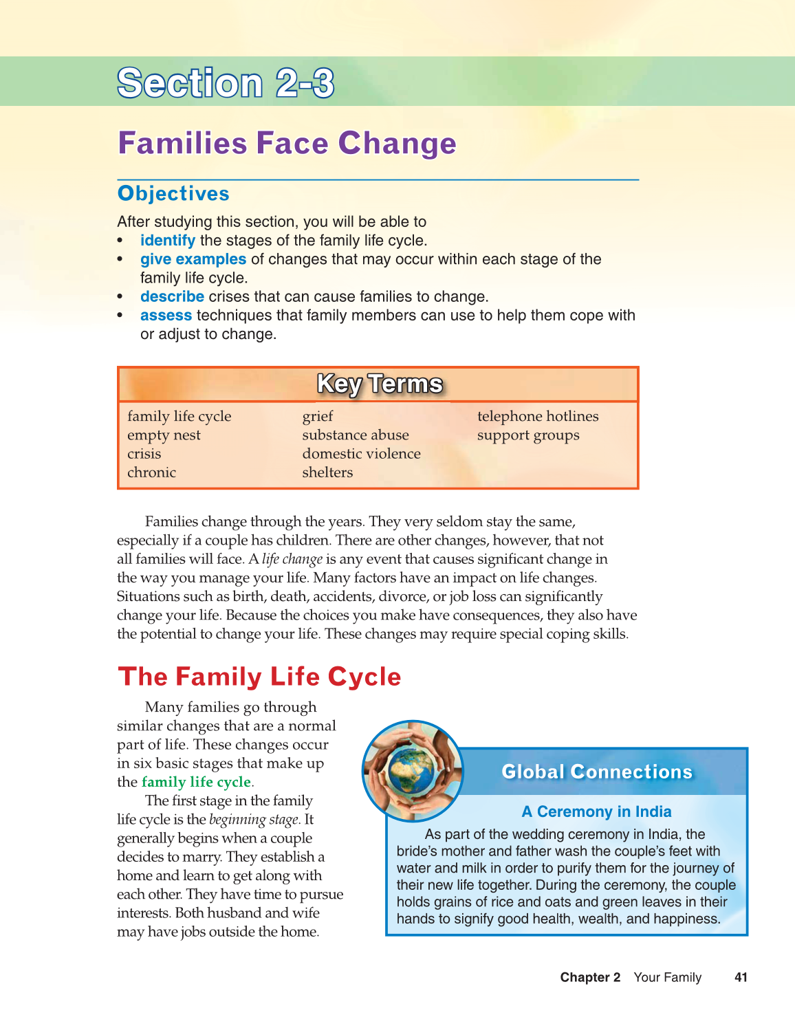 Preparing for Life and Career, 7th Edition page 41