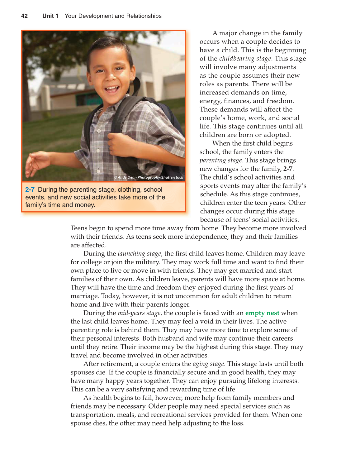 Preparing for Life and Career, 7th Edition page 42