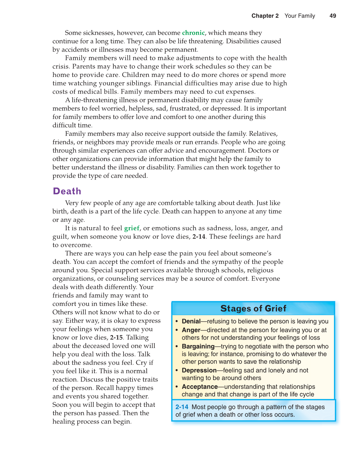 Preparing for Life and Career, 7th Edition page 49