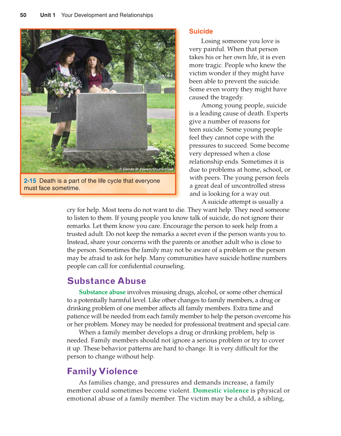 Preparing for Life and Career, 7th Edition page 50