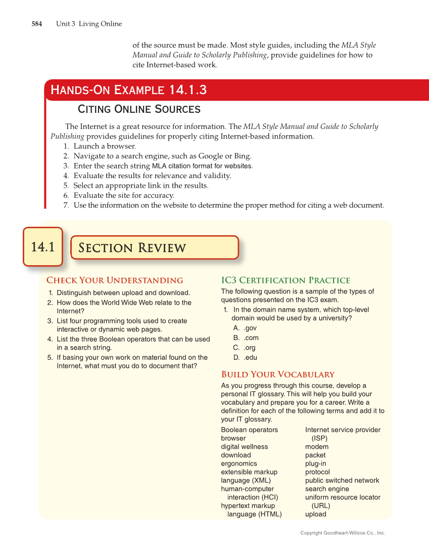 Principles of Digital Information Technology, 2nd Edition page 584