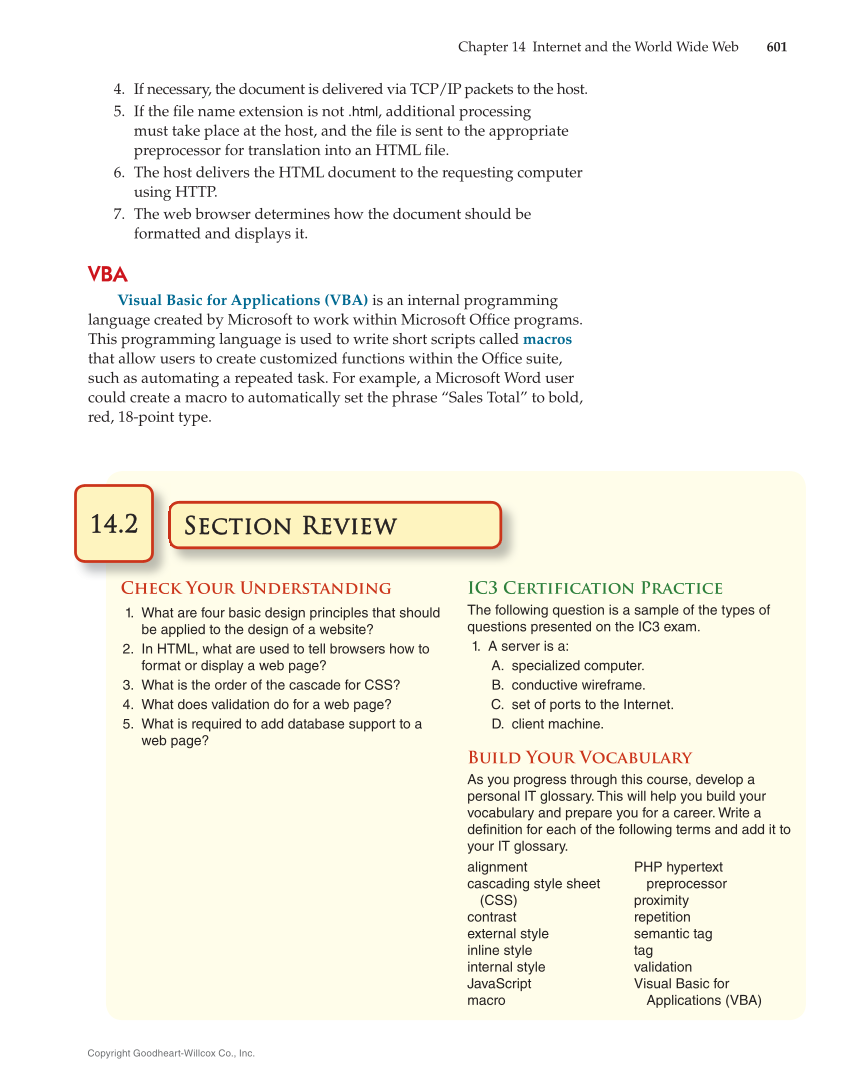 Principles of Digital Information Technology, 2nd Edition page 601