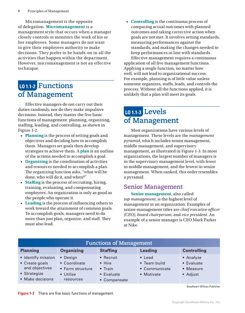 Principles of Management, 1st Edition page 8