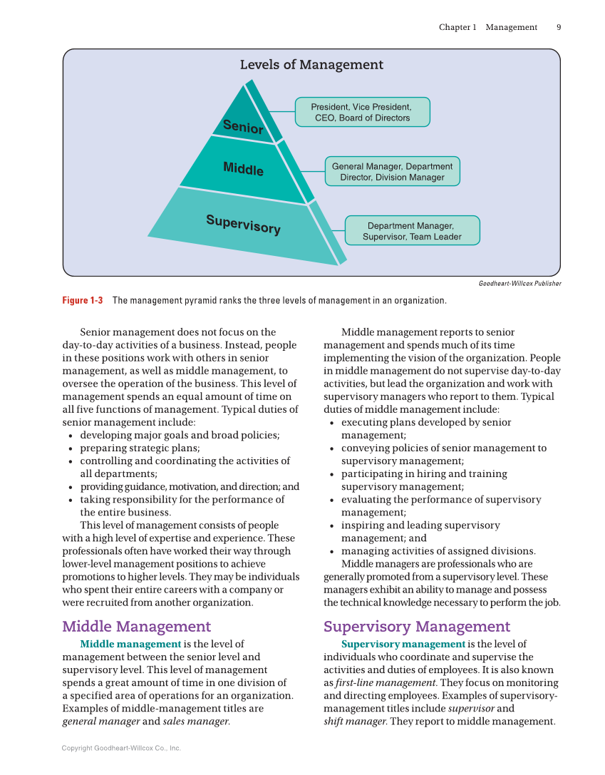 Principles of Management, 1st Edition page 9