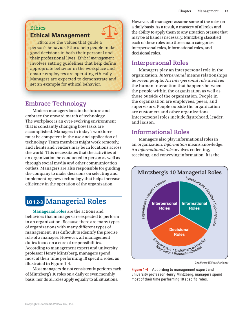 Principles of Management, 1st Edition page 13