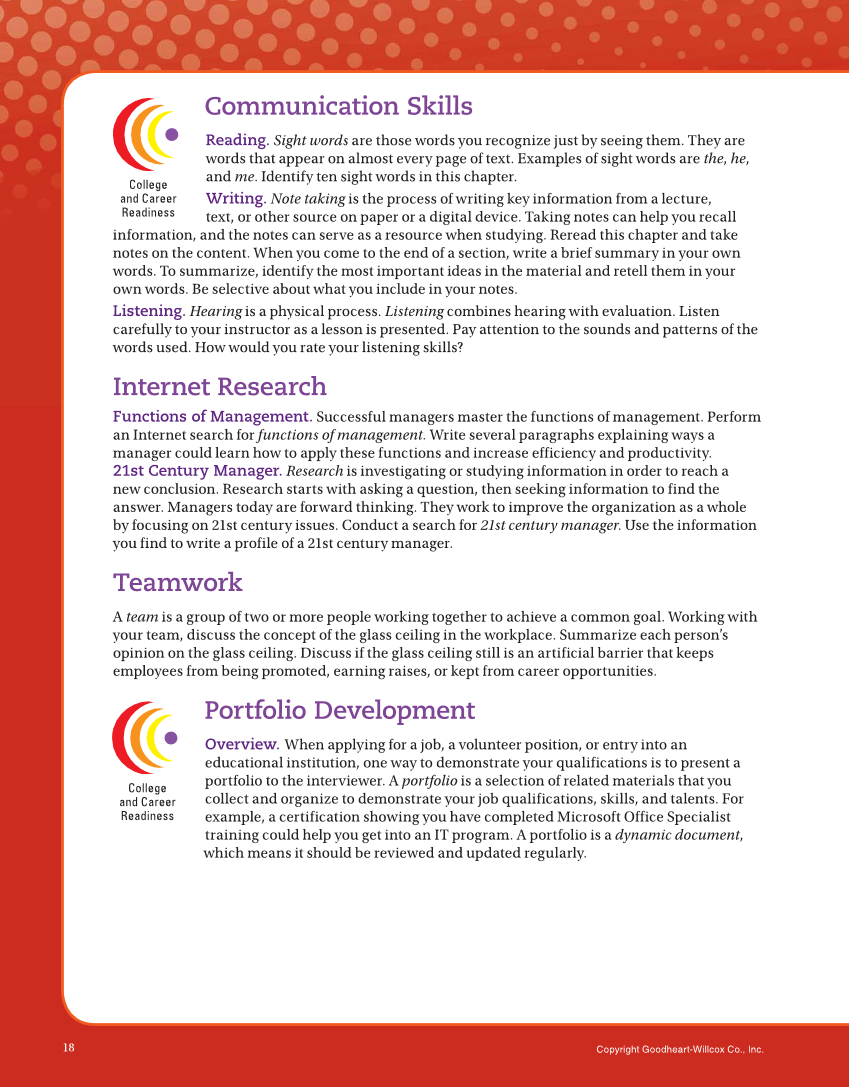 Principles of Management, 1st Edition page 18